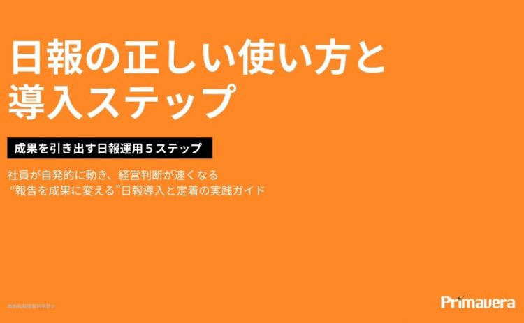 日報の正しい使い方と導入ステップ